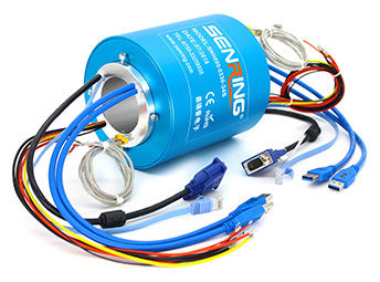 強(qiáng)、弱電多種信號(hào)組合(定制滑環(huán))