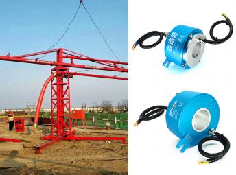 混凝土布料機使用滑環(huán)解決360度旋轉(zhuǎn)導(dǎo)電繞線的工作原理