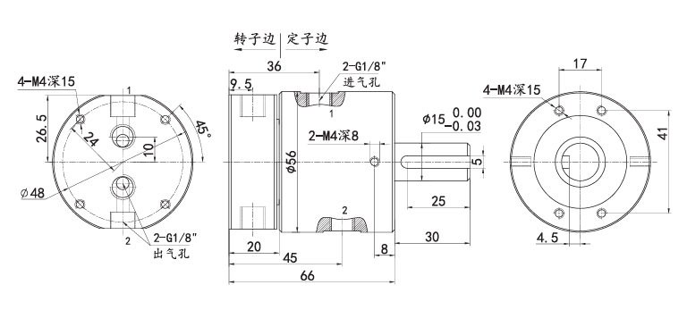 3002006EX3002006EX系列二通路帶加長軸純氣動(dòng)旋轉(zhuǎn)接頭 系列滑環(huán)外形圖紙